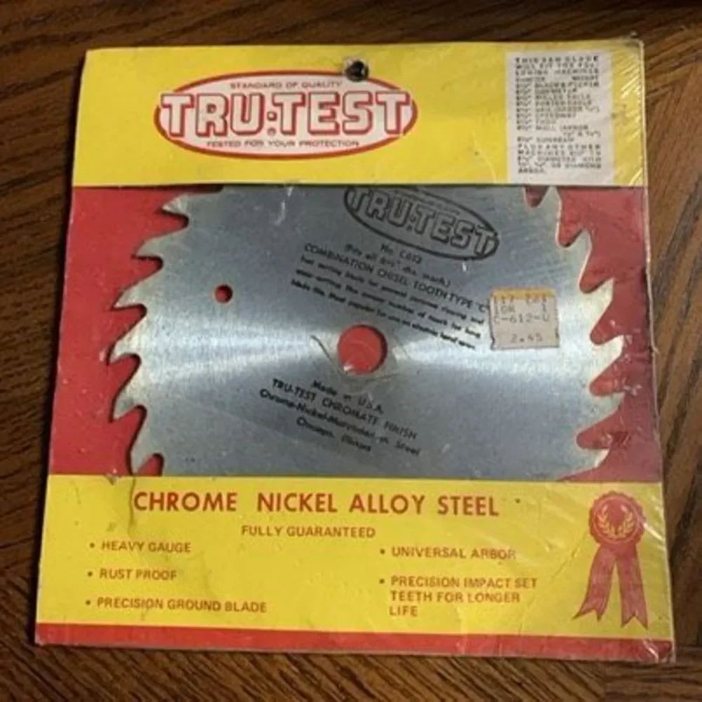 Tru-Test Cotter & Company No. C612 Saw Blade New Old Stock